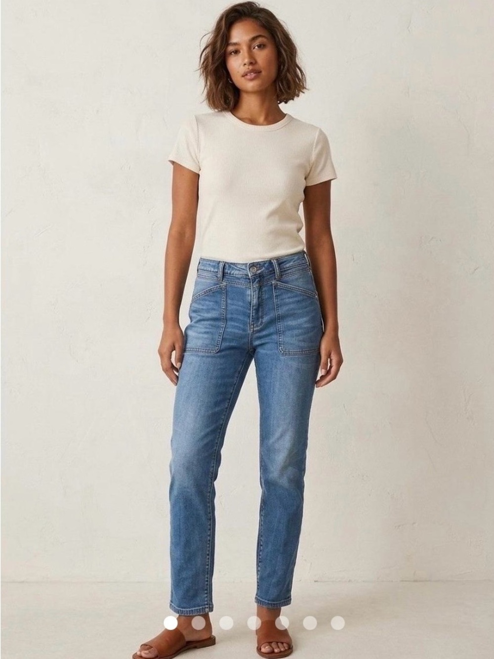 Pilcro Slim Boyfriend Jeans with Patch Pockets from Anthropologie